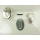 Plug lock/folder lock - 34 mm silver