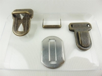 Plug lock/folder lock (38mm) old brass