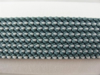 Gurtbänder elastisch Modell 70er, 30 mm grün-weiß 45 %-elasthan