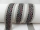 Webbing straps, inelastic model 70s, 30 mm grey-colored