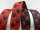 Paw webbing double-sided 20 mm black-red