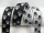 Paw webbing double-sided 30 mm black and white