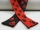 Paw webbing double-sided 30 mm black-red