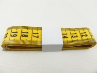 Tailors tape measure 150 cm - yellow
