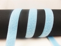Velcro FIX for sewing on 20 mm light blue