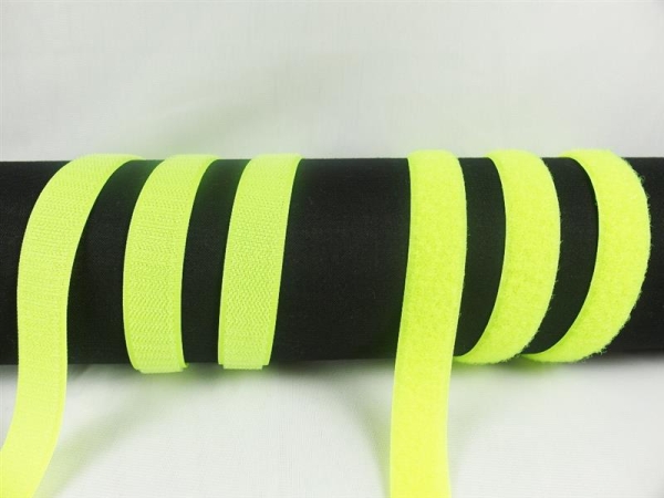 Velcro FIX for sewing on 20 mm neon yellow