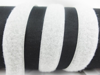 Klettband-Flauschseite zum Aufnähen 20 mm hellgrau