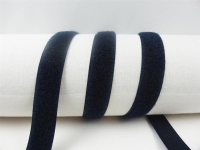 Klettband-Flauschseite zum Aufnähen 20 mm marineblau
