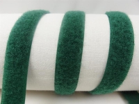 Klettband-Flauschseite zum Aufnähen 20 mm dunkelgrün