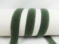 Velcro fleece side for sewing on 20 mm otan green