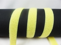 Klettband-Flauschseite zum Aufnähen 20 mm gelb