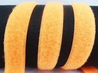 Velcro fleece side for sewing on 20 mm neon orange