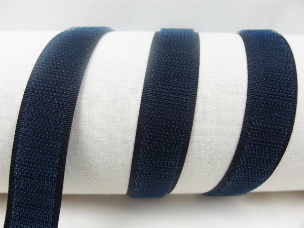 Velcro sew-on side 20 mm navy blue
