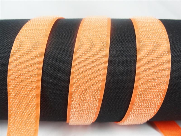 Velcro side for sewing on 20 mm orange