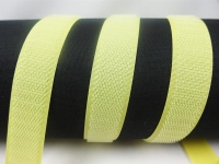 Velcro side for sewing on 20 mm neon yellow