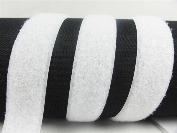 Velcro fleece side for sewing on 30 mm white