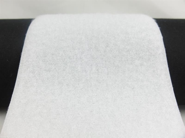 Klettband-Flauschseite zum Aufnähen 100 mm weiß