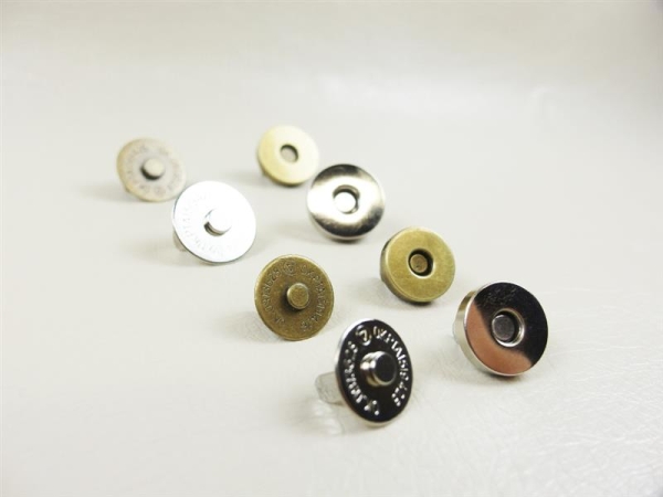 20Er-Set 18mm Hülle Magnet druckknopf Leder Verschluss Magnet