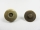 Magnetverschluss-Magnetknopf 18 mm altmessing/ antike