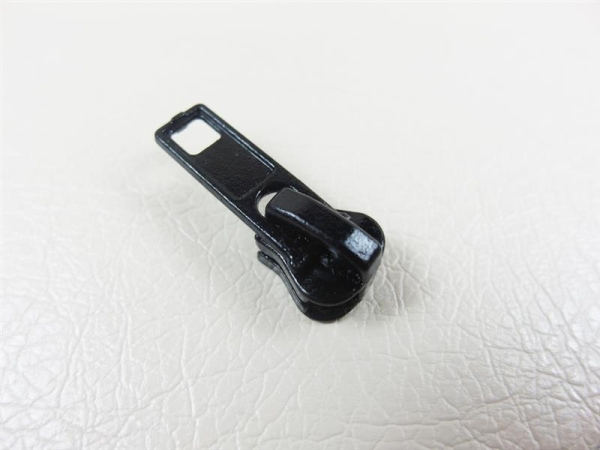 Delrin VISLON Zipper für 6 mm Reißverschlüsse schwarz