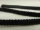 Black braided polyester ribbon