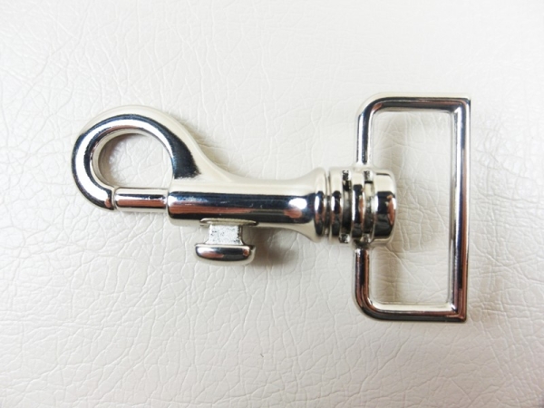 Carabiner hook model "Italy" 30 mm silver