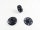 Snap fasteners "Mini" for sewing on 5.5 mm / 6 pieces black