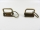 Blanks for lanyards / clip clips / lanyards - 25 mm old brass