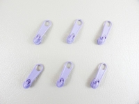 Zipper - long model "Holiday" 3 mm light purple