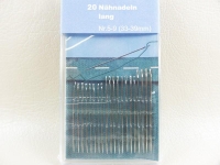 20 Nähnadeln in lang 33-39 mm