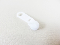 Zipper - long model "Holiday" 3 mm made of white plastic