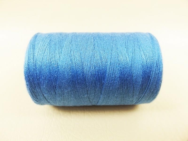 Nähgarn "Sera" 100 % Polyester / 1000 yd. / Stärke 120 azurblau