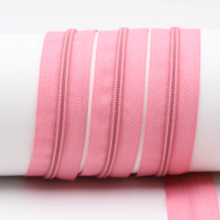 Endless zippers loose - per meter - spiral (5mm) old pink