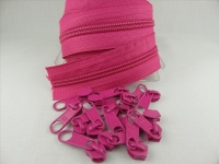 Zipper 5 mm spiral pink