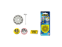 OLFA replacement blades for rotary cutter WAB 45 (45 mm)...