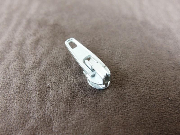 Zipper 3 mm Spirale Modell-kurz silber