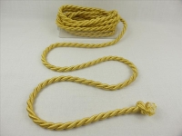 Decorative cord / cord - gold - 6 mm