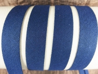 Bias tape / binding made of cotton - width 18 mm navy blue