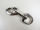 Bolt carabiner hook / carabiner hook with rotating joint Taro round silver - 20 mm