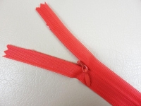 Seam-covered zippers 25 cm pink-salmon