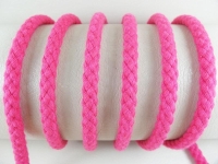 Rundkordel 100% Baumwolle - 8 mm  kräftiges-pink