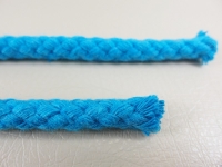 Round cord 100% cotton - 8 mm turquoise