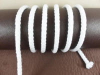 Round cord 100% cotton - 8 mm white