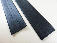 Kunstleder Taschen-Gurtband "Cora" - 30 mm schwarz