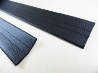 Kunstleder Taschen-Gurtband "Cora" - 40 mm schwarz