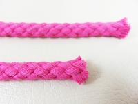 Round cord 100% cotton - 8 mm pink