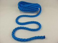 Decorative cord / cord - 10 mm / medium blue