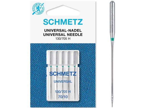 SCHMETZ - 5 jeans needles size 70/10 flat piston