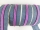 Endlos- Reißverschlüsse Modell "Brilliant" Nr. 7 / mit pinker Spirale / dunkelgrau-pink