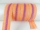Endlos- Reißverschlüsse Modell "Brilliant" Nr. 7 / mit pinker Spirale / orange-pink
